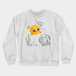 fish ball Crewneck Sweatshirt